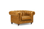 Jefferson Leather Lounge Suite - Tan Brown -