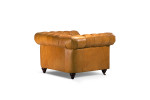 Jefferson Leather Lounge Suite - Tan Brown -