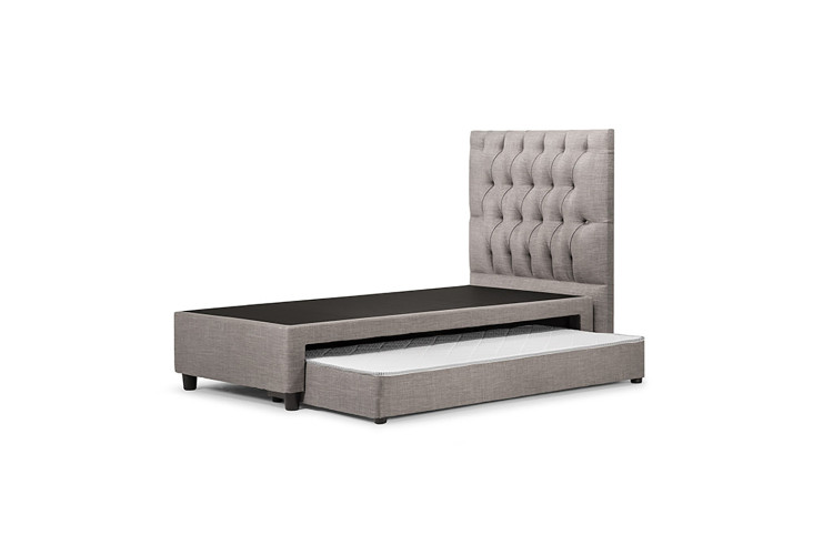 Skyler Dual Function Bed -  Alaska Grey - Single  -