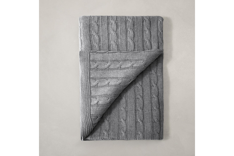 Baoli Throw - Dove Grey - 