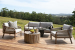 Trento Patio Lounge Set - Stone -