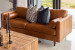 Hoffmann 3 Seater Leather Couch - Tan -