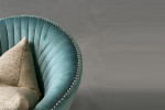 Lennon Velvet Dining Room Chair - Teal -