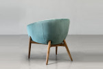 Lennon Velvet Dining Room Chair - Teal -