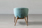 Lennon Velvet Dining Room Chair - Teal -