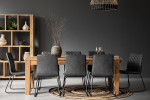 Volantis Jude 8 Seater Dining Set - Grey -