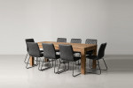 Volantis Jude 8 Seater Dining Set - Grey -