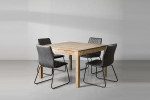 Montreal Jude 4 Seater Dining Set (1.2m) - Grey -