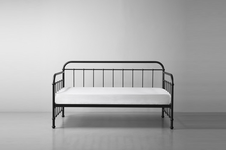 Eralena Metal Daybed - Matte Black -