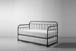 Eralena Metal Daybed - Matte Black -