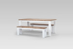 Waldorf Dining Table with Waldorf Dining Benches -