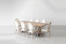 Bordeaux Olivia 8 Seater Dining Set - 2.4m - Stone -