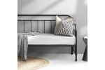 Eralena Metal Daybed - Matte Black -