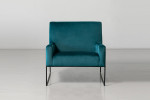 Caleb Armchair - Velvet Teal -