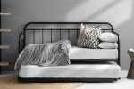 Eralena Metal Daybed - Matte Black - 