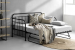 Eralena Metal Daybed - Matte Black - 