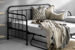 Eralena Metal Daybed - Matte Black - 