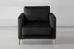 Hayden Velvet Lounge Suite - Midnight -