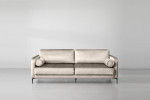 Hayden Velvet Lounge Suite - Champagne -