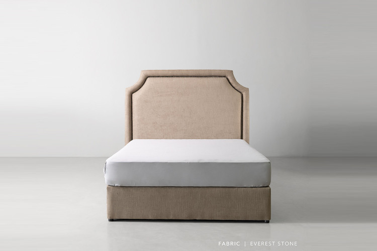 Rachel Bed - Queen XL | Everest Stone