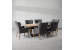 Bordeaux Emma 6 Seater Dining Set - 2.4m - Everest Titanium