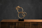 Metal Sculpture - Falling Rings -