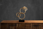 Metal Sculpture - Falling Rings -