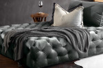 Kylen Velvet Daybed - Forest Grey -