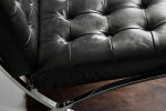 Replica Barcelona Leather Chair - Black - 