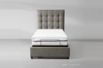 Slumber Flex Adjustable Bed  Single XL - Alaska Grey -