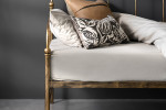 Metal Daybed - Brushed Gold - Helena -