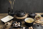 Nouvelle Cast Iron 8 Piece Cookware Set - Matt Black -