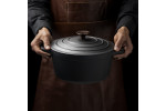 Nouvelle Cast Iron 8 Piece Cookware Set - Matt Black -