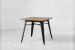 Odell Metal Dining Table - Matte Black -