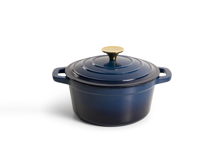 Nouvelle Cast Iron Casserole - 20cm - Midnight -