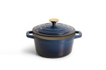 Nouvelle Cast Iron Casserole - 20cm - Midnight -