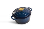 Nouvelle Cast Iron Casserole - 20cm - Midnight -