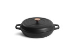 Nouvelle Cast Iron Oven Pan - 30cm - Matte black