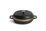 Nouvelle Cast Iron Oven Pan - 30cm - Matte black