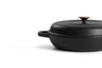 Nouvelle Cast Iron Oven Pan - 30cm - Matte black