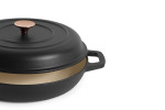 Nouvelle Cast Iron Oven Pan - 30cm - Matte black