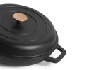 Nouvelle Cast Iron Oven Pan - 30cm - Matte black