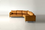 Velvet Corner Couch - Ottavia  -