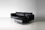 Velvet L-Shape Couch - Ottavia -