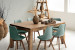 Vancouver Atom 6 Seater Dining Set (1.8m) - Light Green -