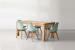 Vancouver Atom 6 Seater Dining Set (1.8m) - Light Green -