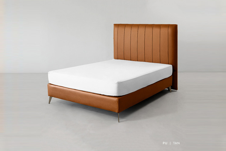 Harlem Maya Bed - Queen - Tan -