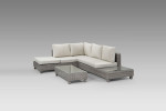 Milan Daybed Corner Patio Set Titanium | Patio Sets -