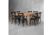 Clayden La Rochelle  8 Seater Square Dining Set 1.6m -