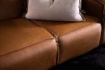 Jagger 2 Seater Leather Couch - Desert Tan Leather Couches - 8